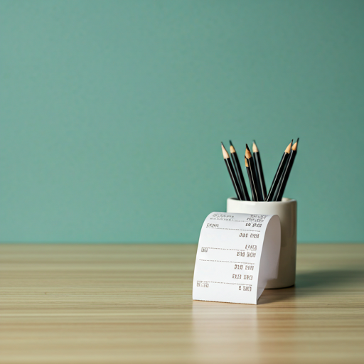 Oficina con comprobantes - Demo visual de Intelebot Expense escaneando recibos con IA